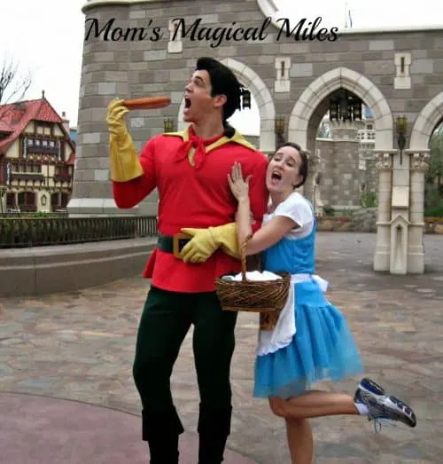 Awkward Character Meet and Greets Gaston and Belle