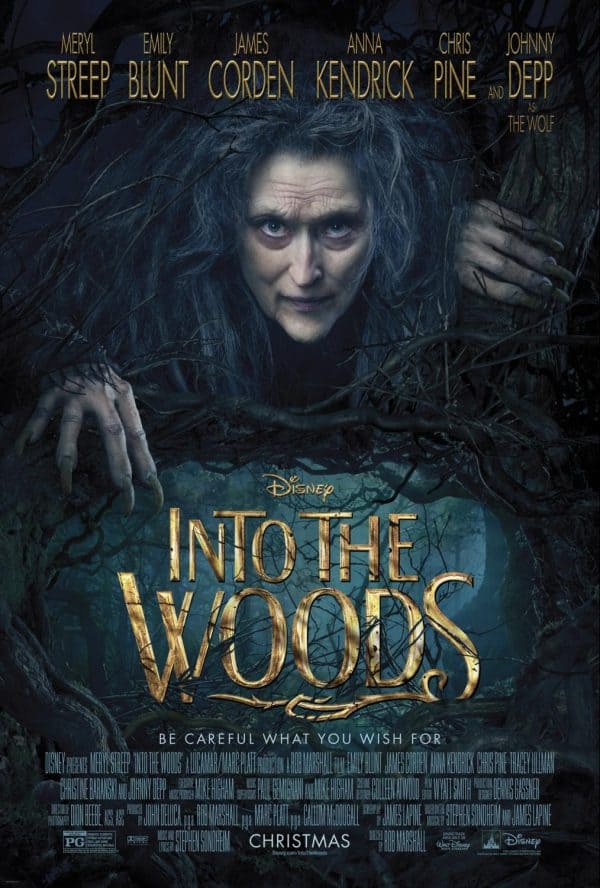 Into the woods movie poster Meryl Streep