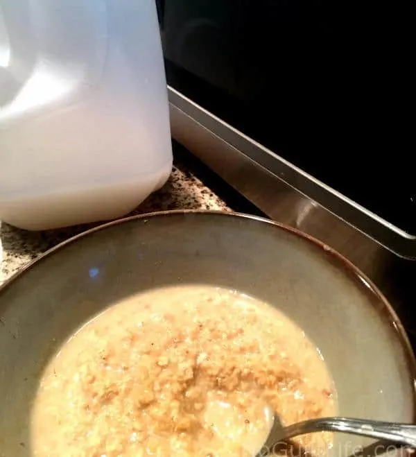 milk oatmeal