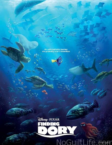 Just keep swimming until you are at the movies! Finding Dory in theaters now. Movie review and activity sheets for the whole family.