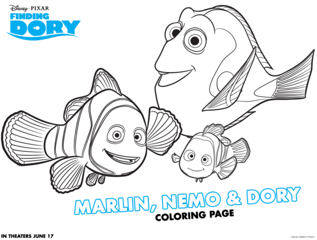 Just keep swimming until you are at the movies! Finding Dory in theaters now. Movie review and activity sheets for the whole family.