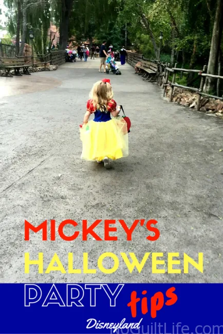 Tips to enjoy Mickey's Halloween Party at Disneyland. Don't be scared to dress your family up in a costume and have a spooky time!