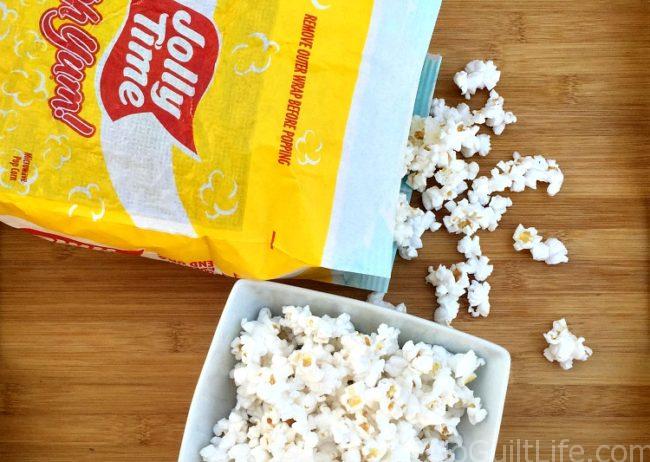 This is perfect for your next get together or summer snack: Birthday Cake Popcorn. Sweet and gooey goodness, with extra fiber as a bonus! It's like a rice krispy treat made with popcorn. 