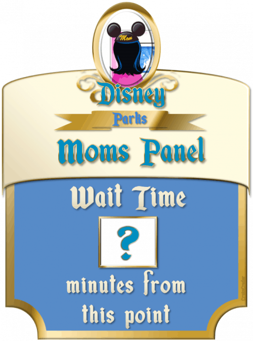 Disney Moms Panel Meme: Wait Time sign