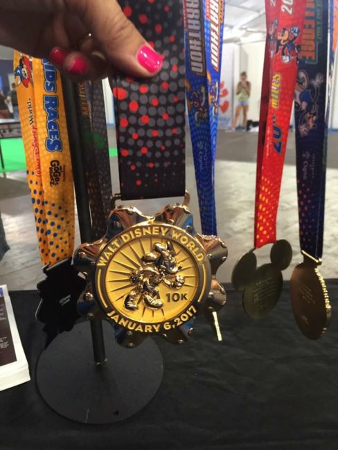 Walt Disney World marathon weekend medals by runDisney were shared at the Paris Half marathon!