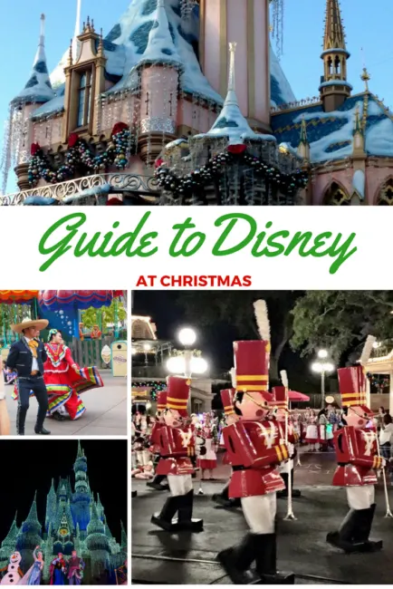 Christmas at Disney: YES! You should head to Walt Disney World or Disneyland in for the Christmas holidays. Or maybe to the Disney Cruise Line. Why? This guide to Christmas at Disney reveals all! It's our Very Merry gift to you! Mickey's Very Merry Christmas Party | Jingle Cruise | Osborne Family Lights |