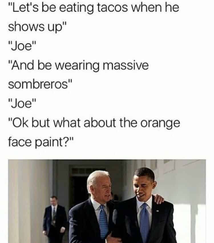 Barack Obama and joe biden Presidents day memes 