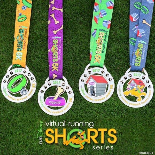 rundisney virtual medals for 2017 are Pluto themed