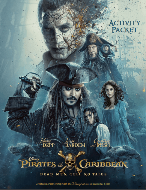 Pirates of the Caribbean Dead Men Tale No Tales Review and Family Activity Sheets | Free Printables for Kids | Disney 