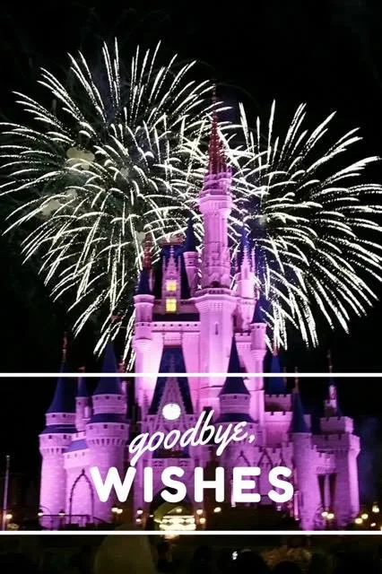 Saying goodbye to Wishes fireworks at Disney World