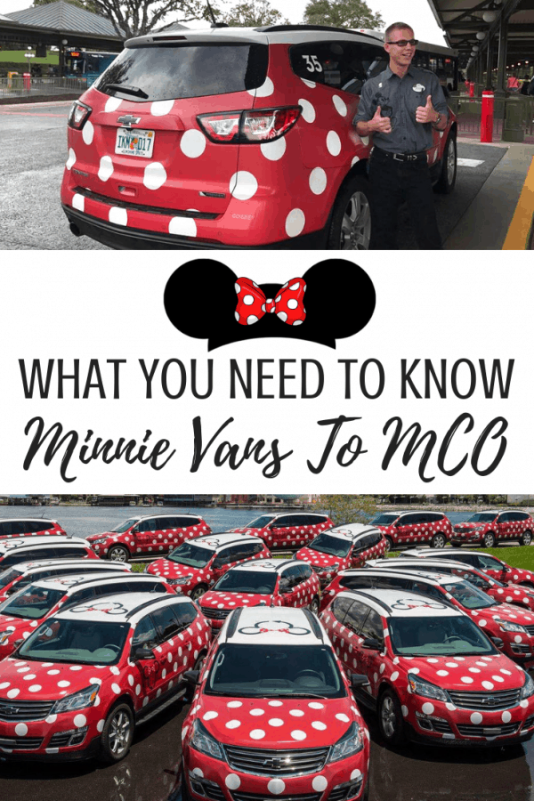 Minnie Vans from Lyft Orlando can be taken to and from the MCO airport