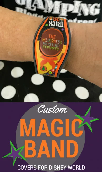 Find the perfect custom magic band cover from My Fantasy Bands. Easy to use, cute as all get out, and perfect for your next Walt Disney World vacation! Magic Band Decals FTW. #disneyworld #disney #magicbands #disneytips #travel #familytravel 