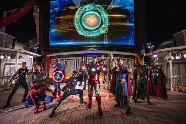 Marvel Day at Sea with Disney Cruise Line is your next vacation, Marvel fans! Marvel Characters on board