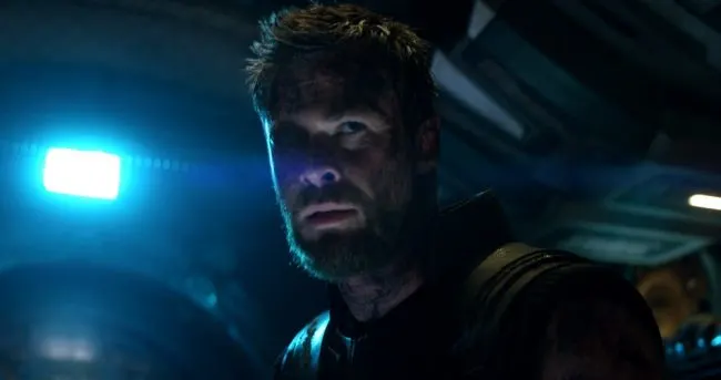 Thor in Marvel Avengers Infinity War Poster