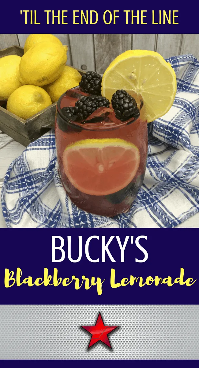 With you til the end of the line: Marvel Inspired Bucky's Blackberry Lemonade recipe #marvel #cocktails #lemonade #recipe #movies #geekdrinks