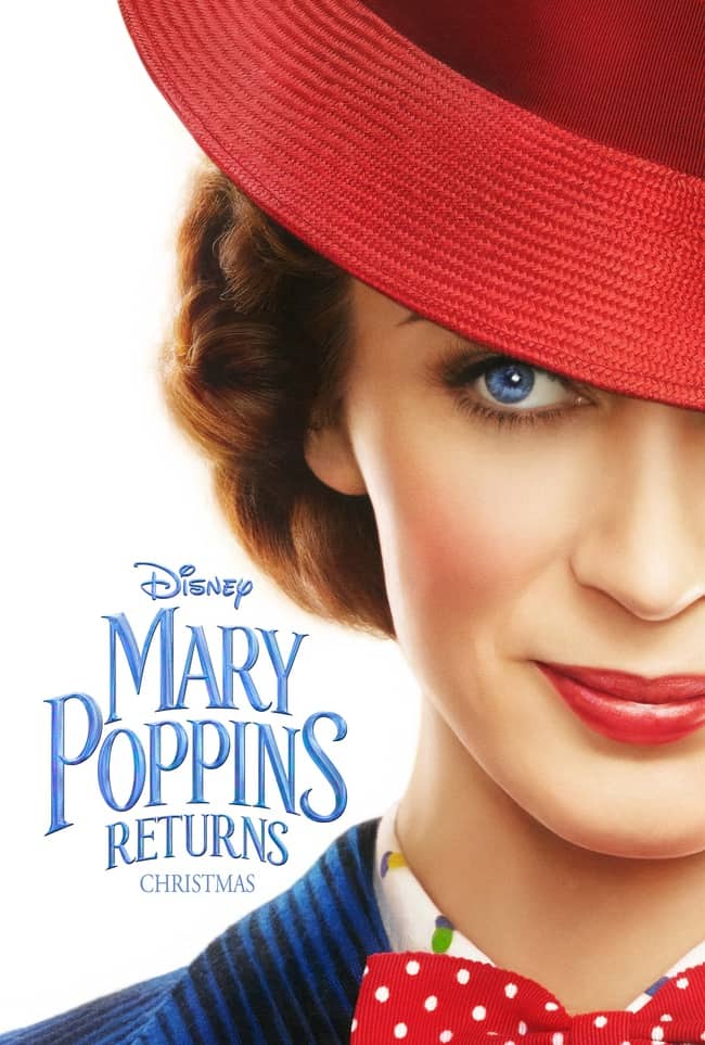 mary poppins returns teaser poster and trailer available now! Movie comes out in December 2018. 