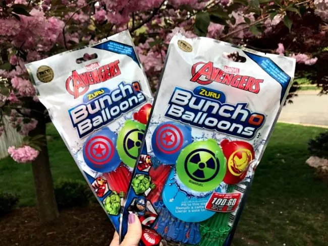 Avengers water Balloons for Avengers party ideas
