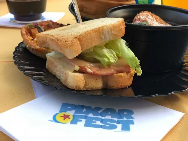 Bologna sandwich pixar fest at Disneyland