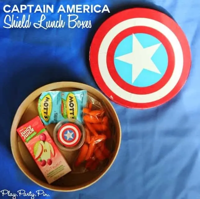 captain america shield lunch boxes