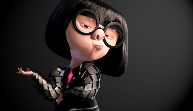 Edna Mode in the Incredibles 2 movie