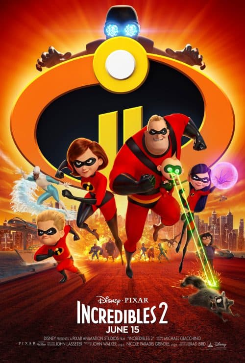 Incredibles 2 movie poster family of supers poster