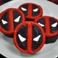 Deadpool ding dong cake recipe finished image