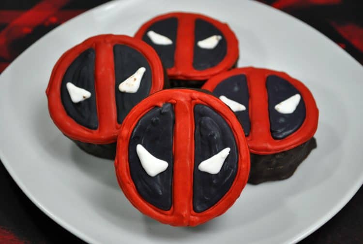 Deadpool ding dong cake recipe finished image