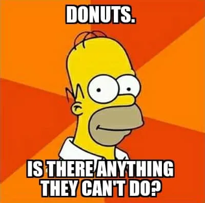 Homer Simpson donut meme national donut day