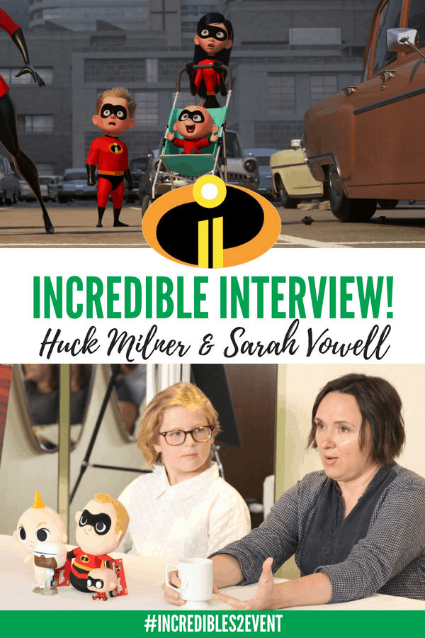Incredible Interview with Incredibles 2 stars Sarah Vowell (Violet) & Huck Milner (Dash) #Incredibles2 #Incredibles #Movies #interviews #Pixar #BradBird #Disney 