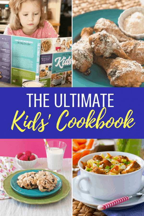 Get your kids into the kitchen with The Ultimate Kids' Cookbook! Parents, this is a fantastic cookbook for kids with easy recipes (perfect for cooking with grandparents too!) #Cooking #recipes #cookbook #cookbookforkids #parenting #momlife #kidscook