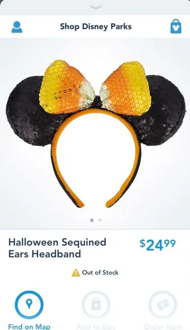 Halloween Mickey Ears Headbands: Candy Corn Minnie ears