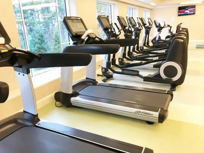 the hotel hershey fitness center treadmills