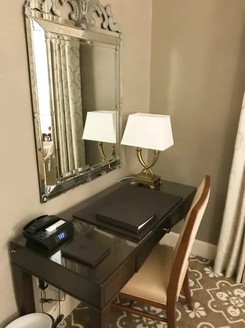 The Hotel Hershey suite work station