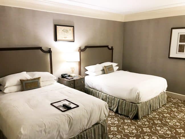The Hotel Hershey suite bedroom