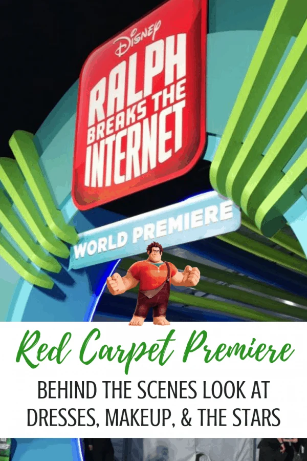 Ralph Breaks The Internet Red Carpet fashion