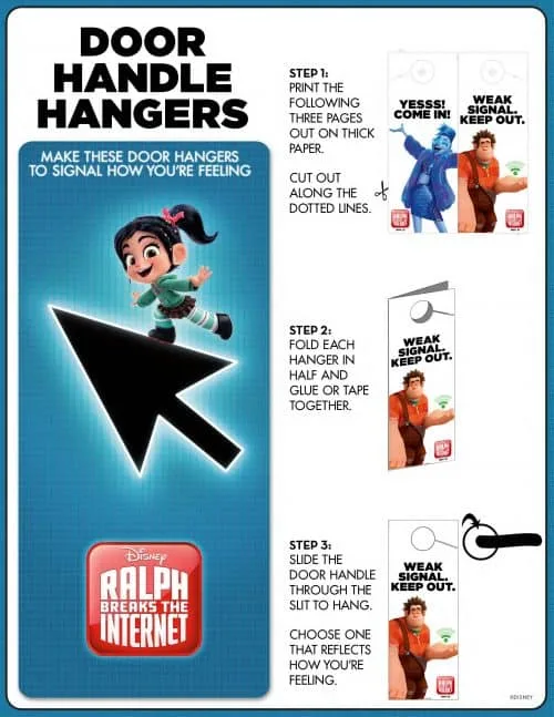 Ralph Breaks the Internet coloring sheets free printables
