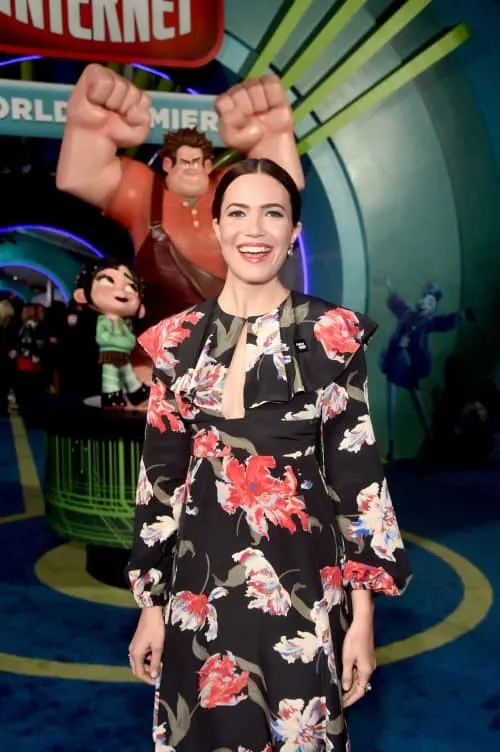 Mandy Moore, Voice of Rapunzel, on Ralph Breaks the Internet Red Carpet