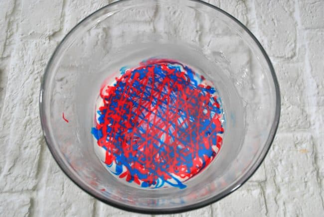 Red, White and Blue Mickey Mouse Tie-Dye Cookies