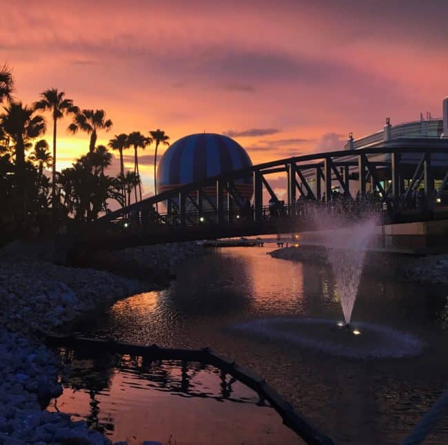 Disney Springs Sunset