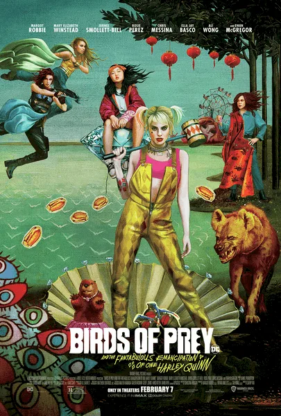 Birds of prey poster- Harley Quinn quotes DC
