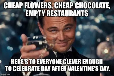 day after valentines day meme leo. funny valentines day memes