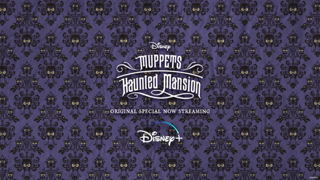 Muppets-Haunted-Mansion-Purple-Wallpaper easter egg from the haunted mansion