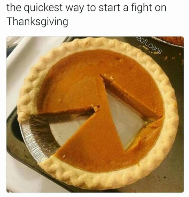 pie thanksgiving memes 2022