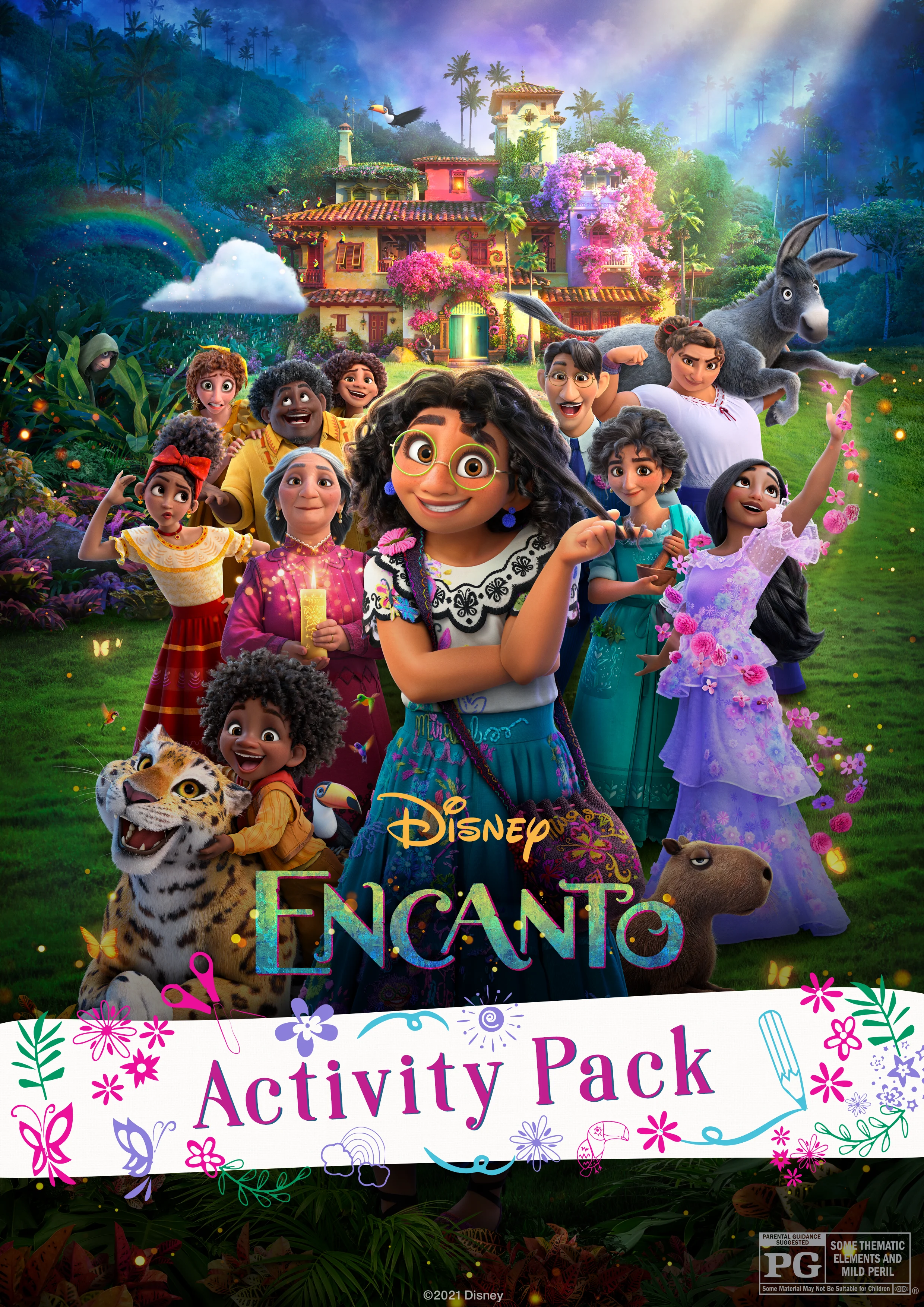 Free Encanto Activity Pack and Coloring Sheets