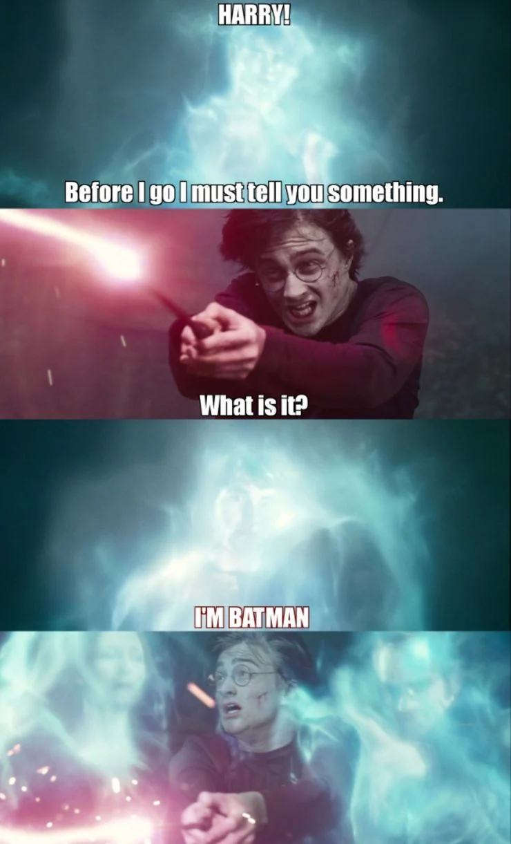 harry potter Im Batman meme