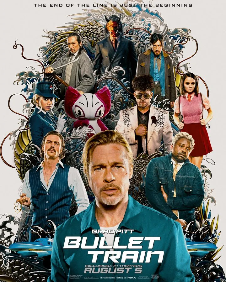 movie quotes from bullet train. movie poster. 