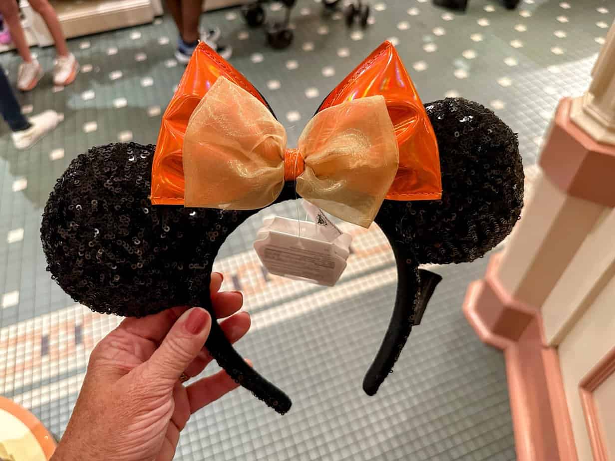 Best Of The Halloween Mickey Ears 2023 orange and yellow