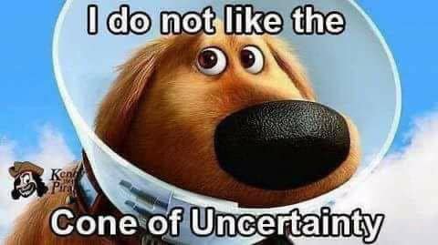 cone of uncertainty florida hurricane meme