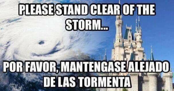 disney world florida hurricane memes