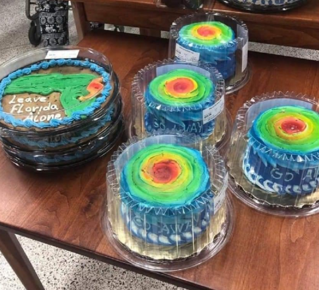 florida cakes hurricane memes